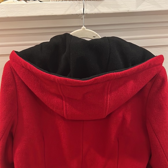 FLEET STREET LTD. Red Wool Blend Coat. Size Medium - Picture 11 of 13